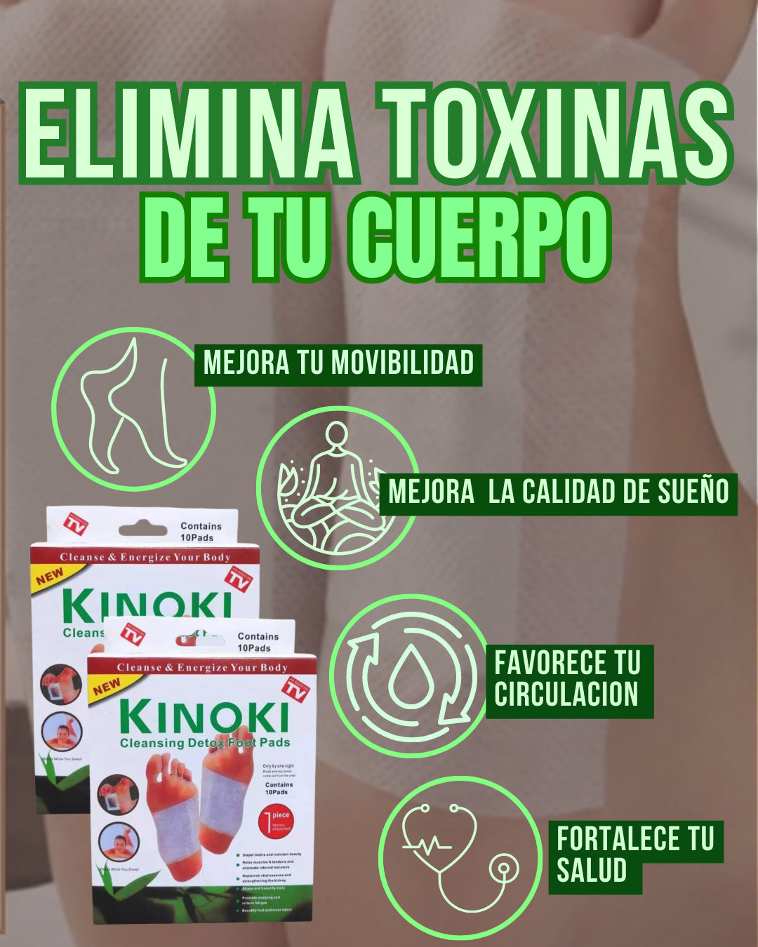 PARCHES DETOX X 20 - Mejora el metabolismo