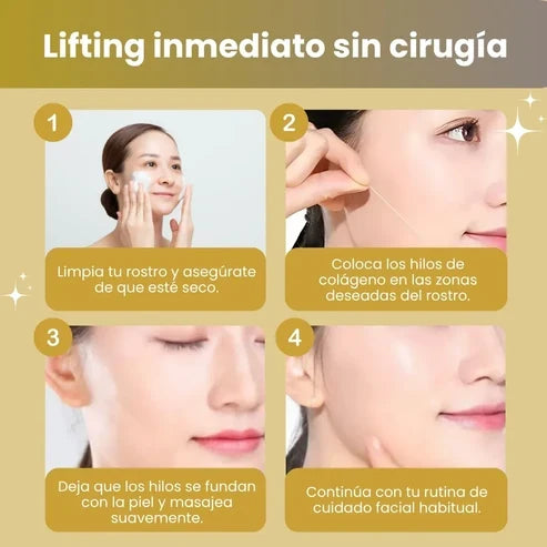 Set Hilos Tensores Absorbibles de Colágeno + Serúm 🎁