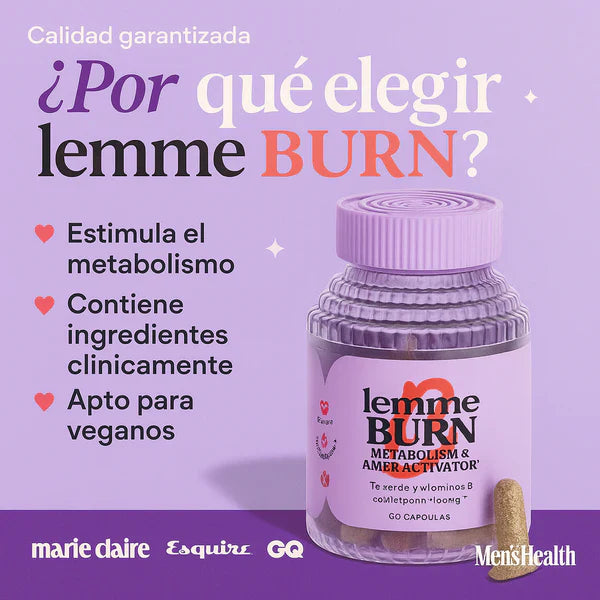 Lemme Burn: la fórmula que acelera tu metabolismo