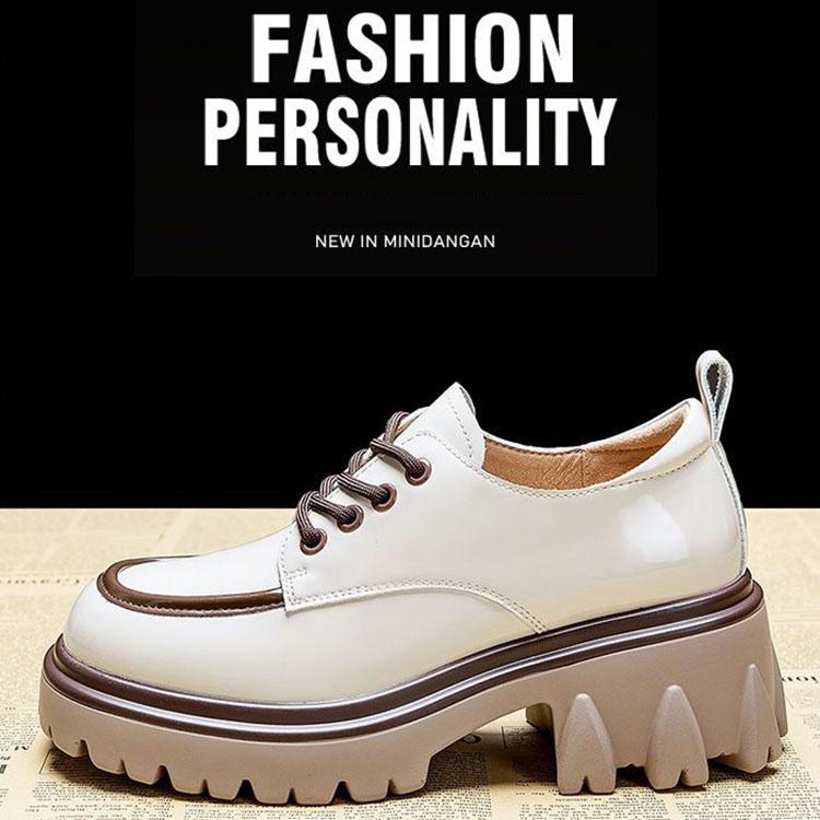 Mocasines de plataforma Dhaey para mujer con tacón grueso