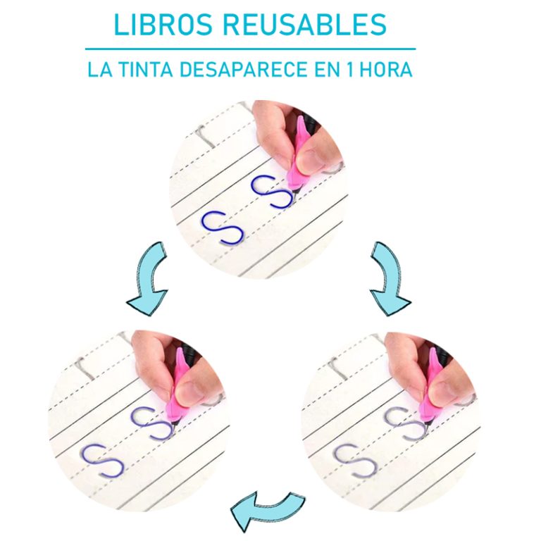 5 LIBROS DE CALIGRAFÍA LUMIOS®