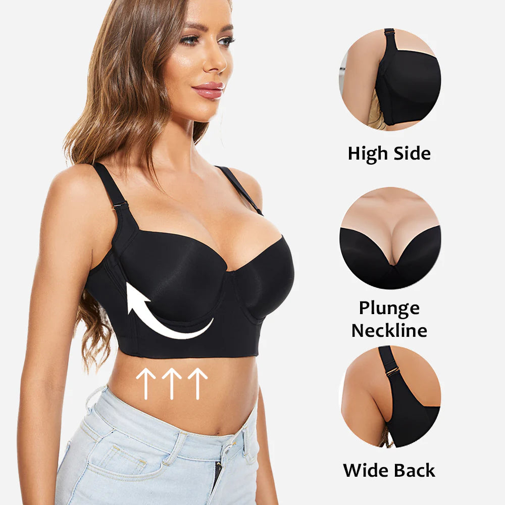 Sujetador Suavizante Con Espalda Push-Up SheCurve