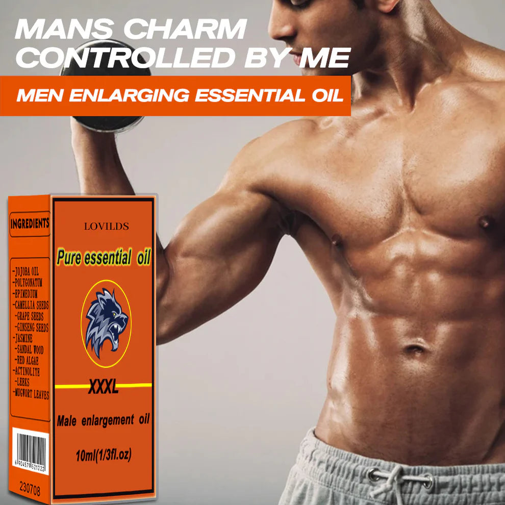 Aceite esencial puro LOVILDS – Aceite para la mejora masculina