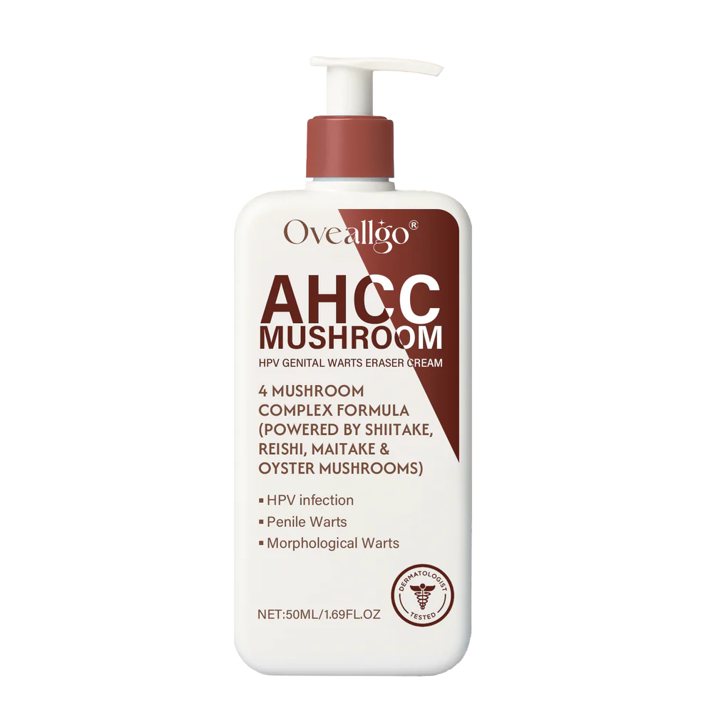 Crema borradora de verrugas genitales Oveallgo® AHCC Mushroom HPV Prox