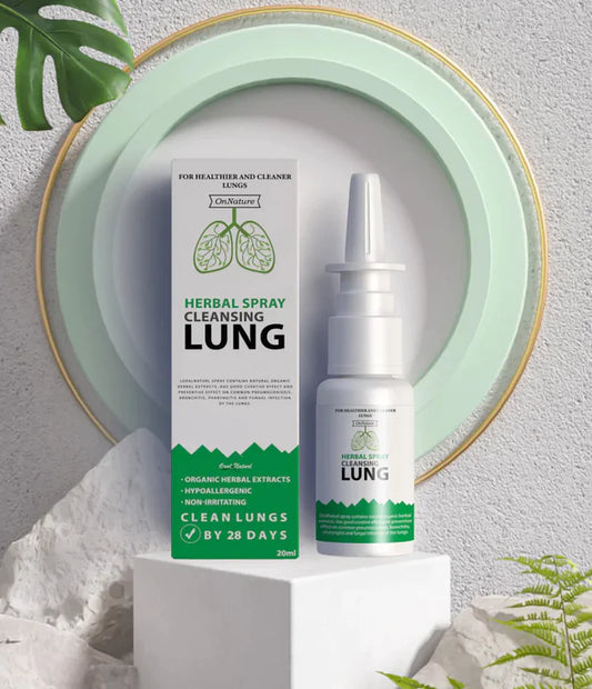 Spray nasal reparador y limpiador de pulmones a base de hierbas orgánicas