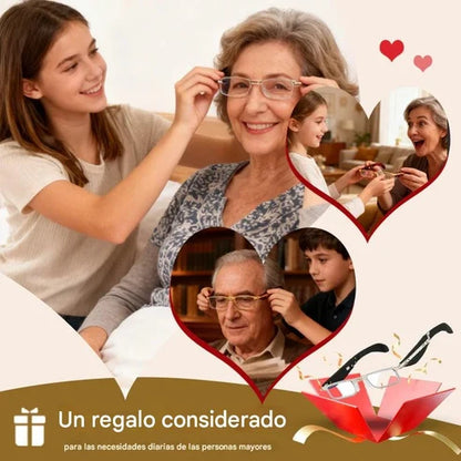 Glasses - Gafas de Lectura Plegables Anti Luz Azul con Estuche