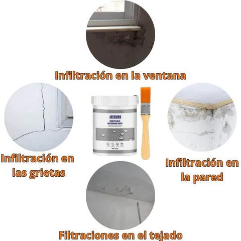 Sellador Impermeable de Grietas y Fugas💦 Brocha GRATIS