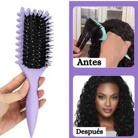 MEJORA TUS ONDAS Y RIZOS CON CEPILLO 3 EN 1