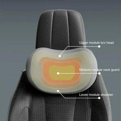 Almohada cervical y lumbar de espuma viscoelástica para el coche