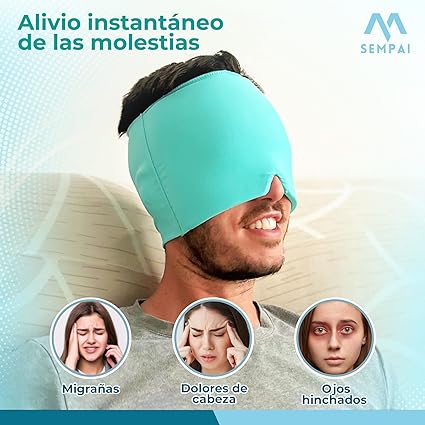 PROTECTOR TÉRMICO HiIPOALÉRGINICO  FRIO - CALOR PARA LA MIGRAÑA