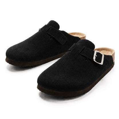 Zuecos de gamuza