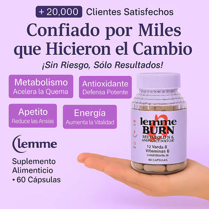 Lemme Burn: la fórmula que acelera tu metabolismo