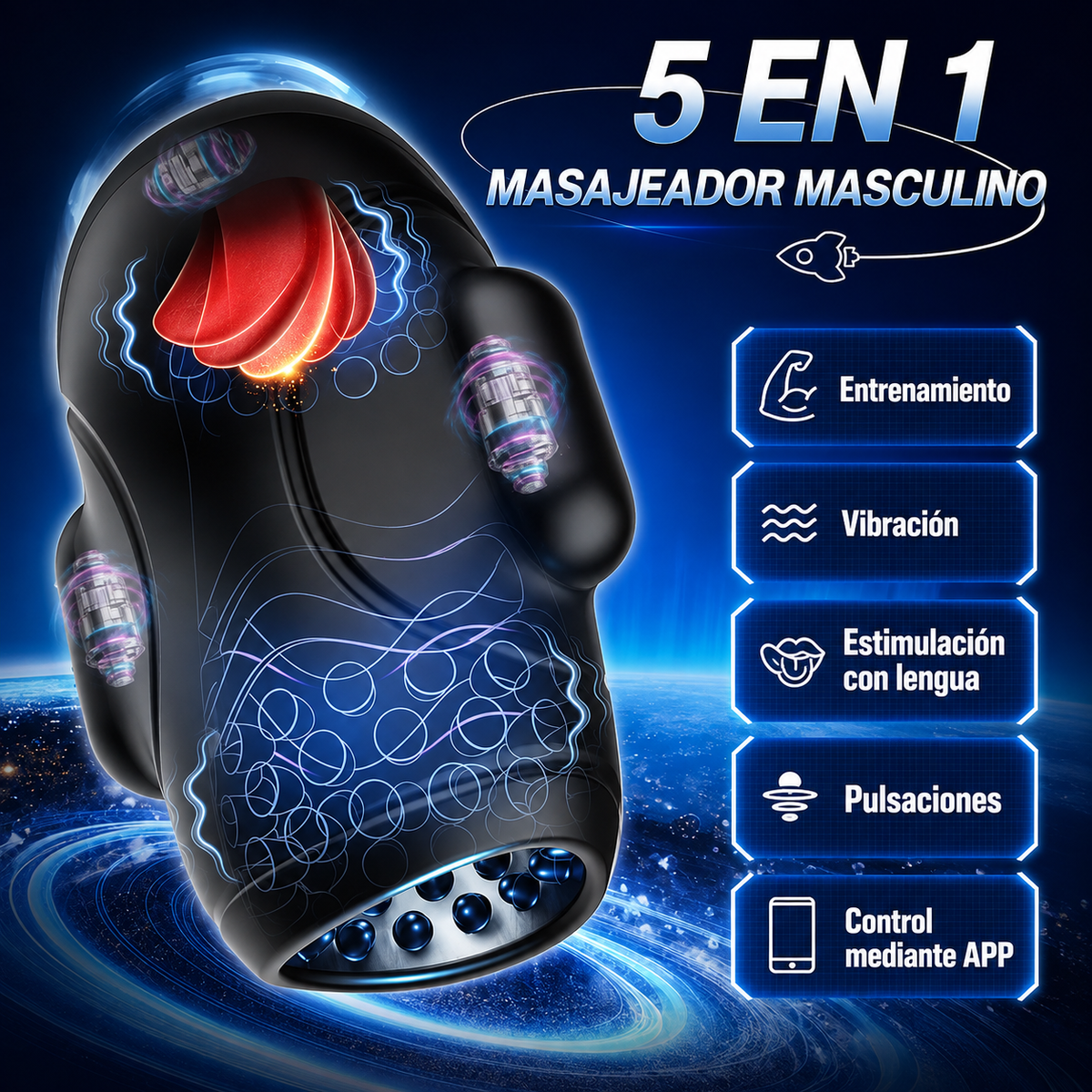 Entrenador De Rendimiento Masculino 5 en 1