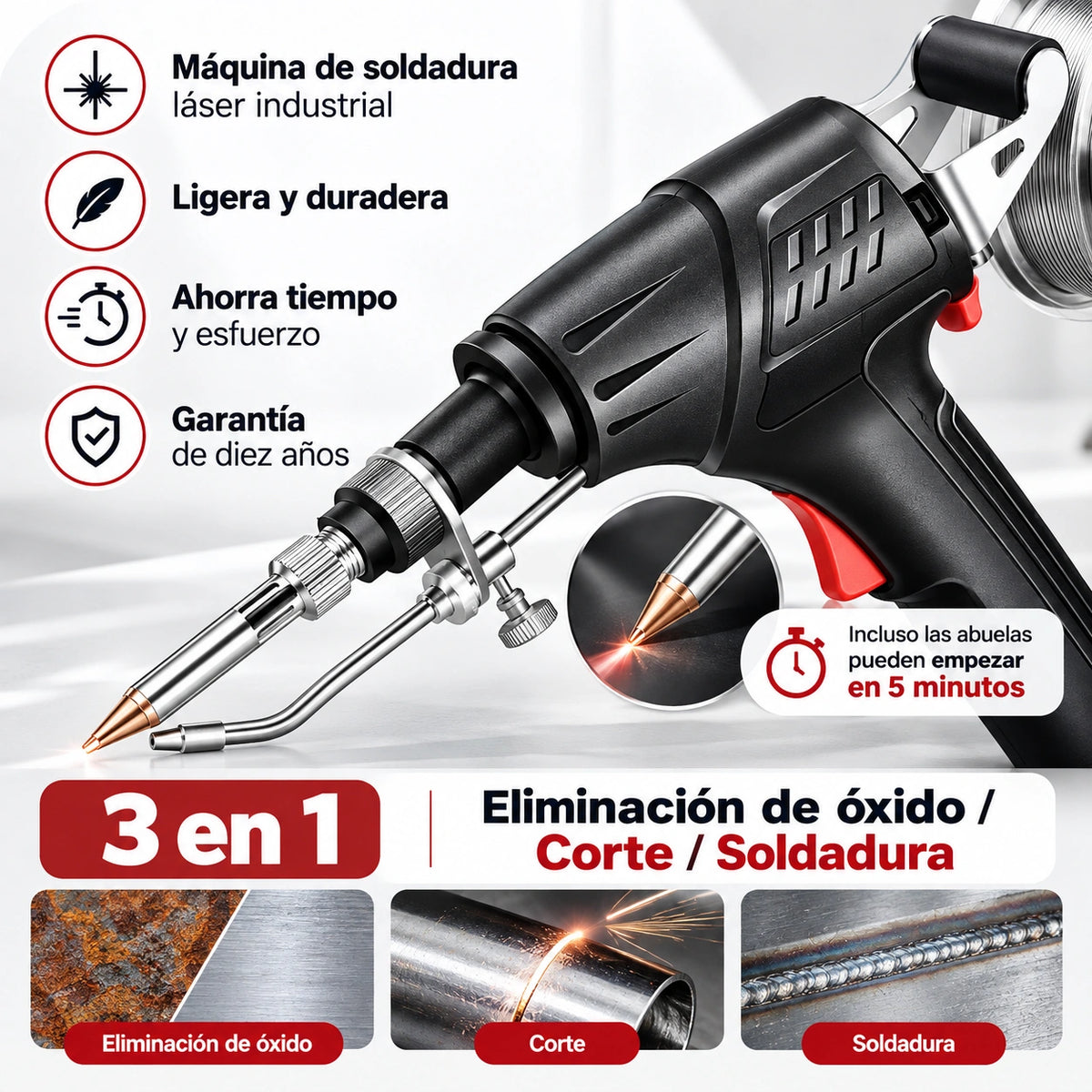 HeatFusion  - Herramienta De Soldadura Láser Industrial