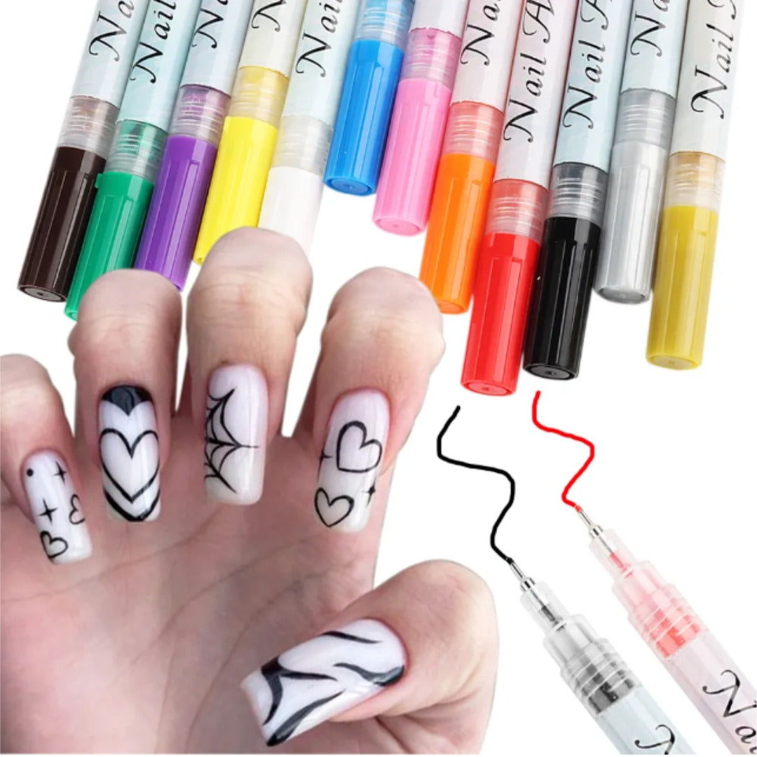 12 ESMALTES PARA UÑAS