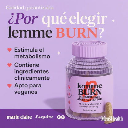 Lemme Burn: la fórmula que acelera tu metabolismo