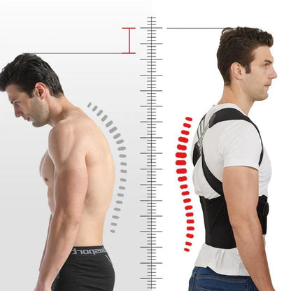 Corrector de postura ergonómico ajustable: soporte durante todo el día