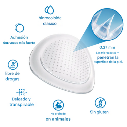 Parches de microagujas de ácido hialurónico KUBOZN® para el alivio articular