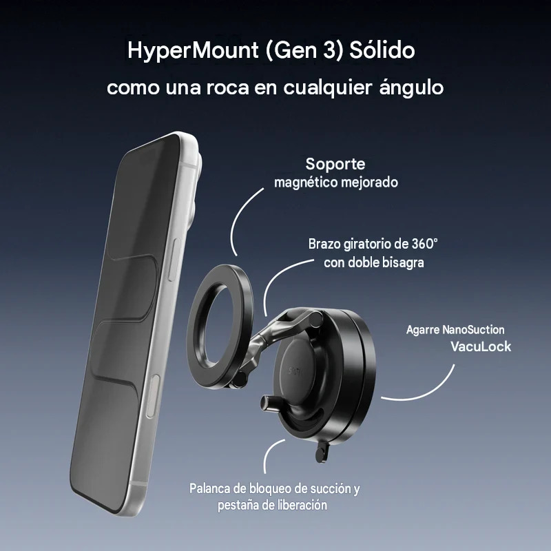 Hyper Mount (GEN 3) Como una roca en cualquier angulo