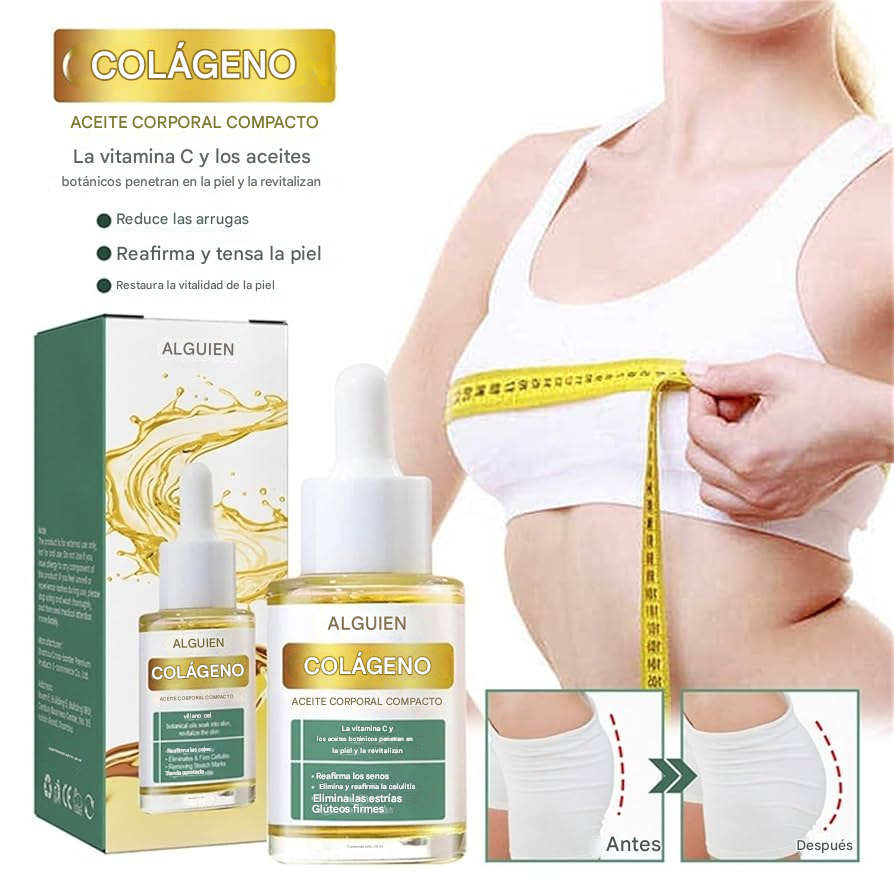 ¡Aceite lifting para glúteos y pecho!