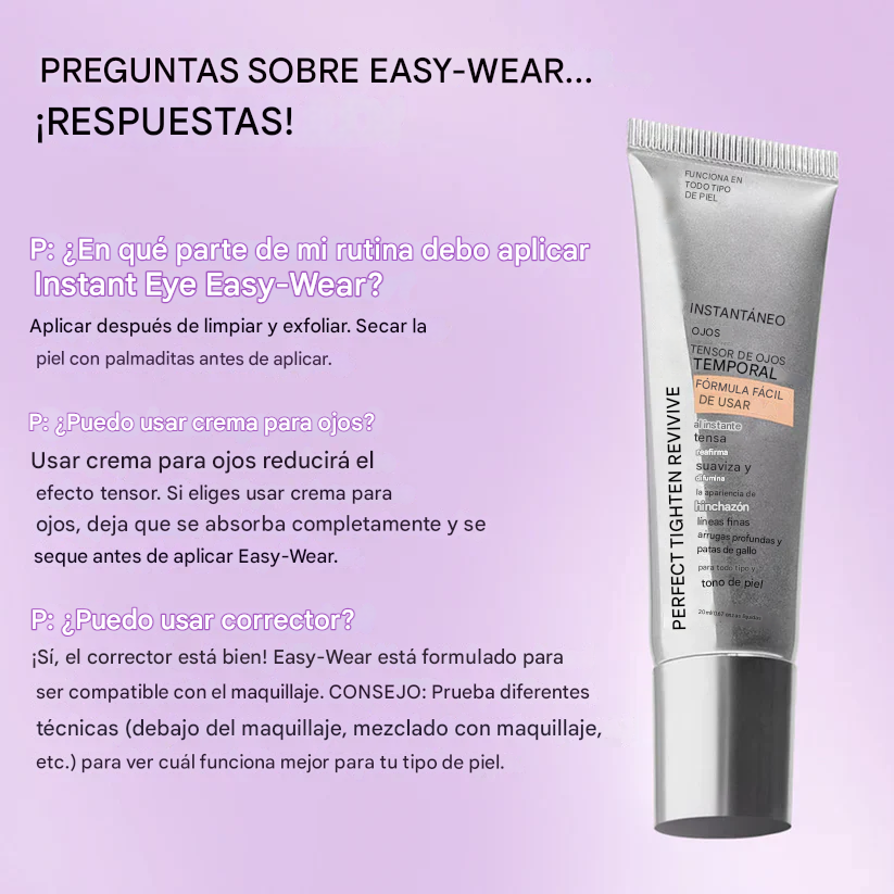 Prebase sin filtro Instant Eye Tightener: nueva fórmula fácil de usar, máxima elevación y suavidad✨