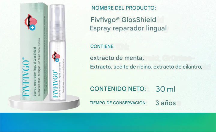 Fivfivgo® GlosShield Spray reparador de lengua