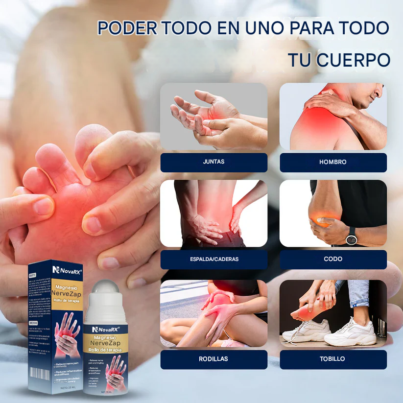 Roll-on para terapia de magnesio NovaRX® NerveZap