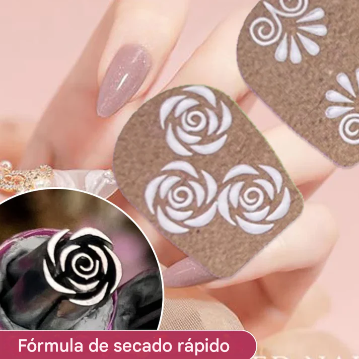 Set Paga 1 Lleva 6 en Boligrafo para Estampar Uñas