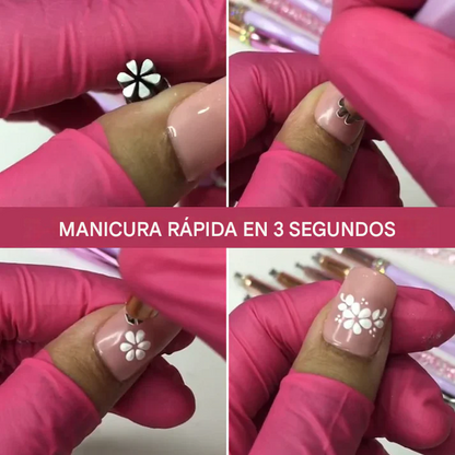 Set Paga 1 Lleva 6 en Boligrafo para Estampar Uñas