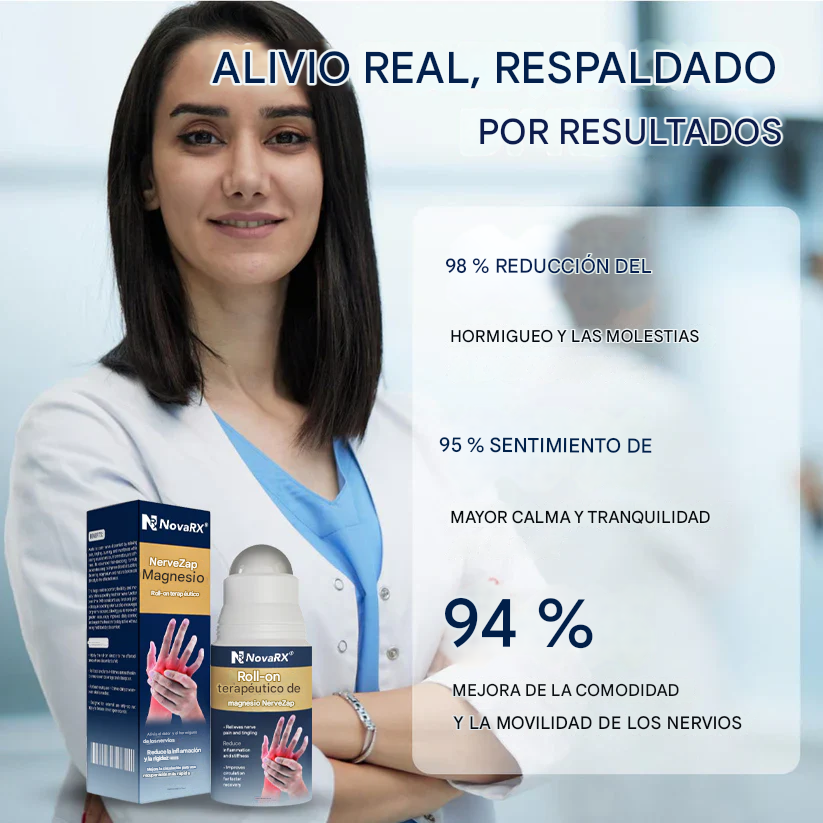 Roll-on para terapia de magnesio NovaRX® NerveZap