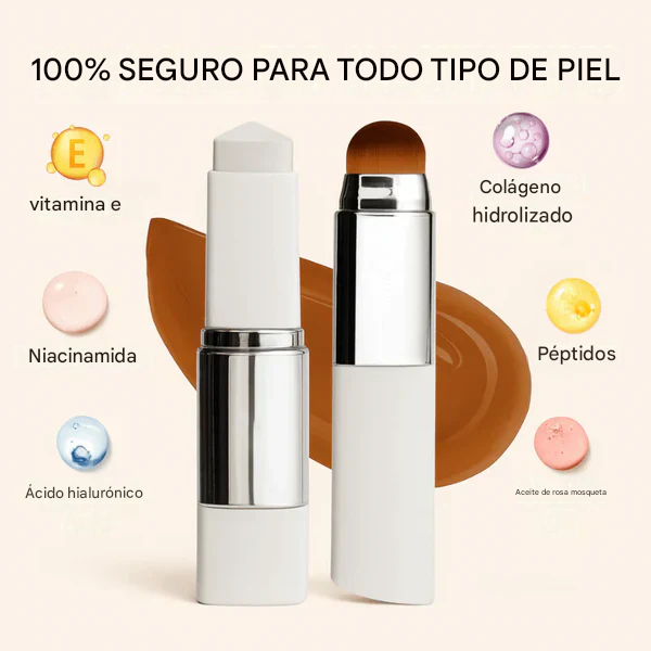 Base de maquillaje en barra que cambia de color, de origen coreano Tryskintle™